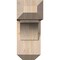 Ekena Millwork Thorton Craftsman Smooth Bracket w/ Offset Brace, Douglas Fir, 7 1/2"W x 18"D x 18"H BKT0806X18X18THR04SDF - alternate 3